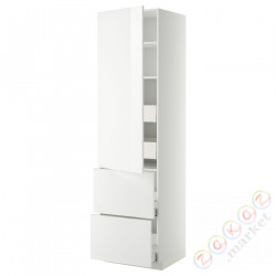 ⭐METOD / MAXIMERA⭐H пополам/4 шу/Drz/2 fr, белый/Рингхульт белый, 60x60x220 cm⭐ИКЕА-39372669