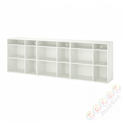 ⭐VIHALS⭐Комбинация regałowa, белый, 286x37x90 cm⭐ИКЕА-19440565