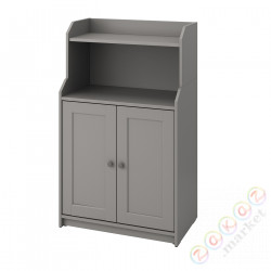 ⭐HAUGA⭐Шкаф/2 дверь, Серый, 70x116 cm⭐ИКЕА-40415050