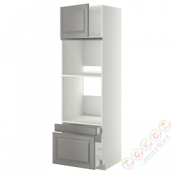 ⭐METOD / MAXIMERA⭐Рано утром/пирог ком доктор/2 шу, белый/Bodbyn Серый, 60x60x200 cm⭐ИКЕА-49462872