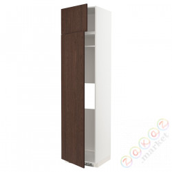 ⭐METOD⭐Высота или замерзание 2шу, белый/Sinarp коричневый, 60x60x240 cm⭐ИКЕА-99468094