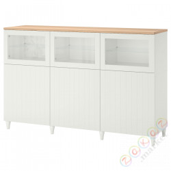 ⭐BESTA⭐Сочетание с дверь, белый/Sutterviken/Каббарп белое прозрачное стекло, 180x42x114 cm⭐ИКЕА-69387773