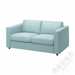 ⭐VIMLE⭐Чехол на диван2 человекowej, Saxemara светло-синий⭐ИКЕА-49399456