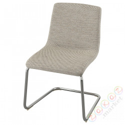 ⭐LUSTEBO⭐Стул, Виарп бежевый/коричневый⭐ИКЕА-90534461