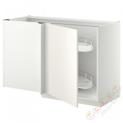 ⭐METOD⭐Напольный шкаф угловой H. полка, белый/Веддинге белый, 128x68 cm⭐ИКЕА-39465475