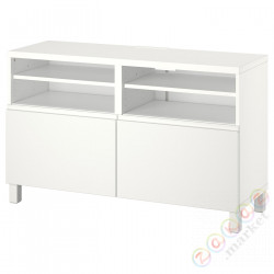 ⭐BESTA⭐Тумба под ТВ с дверь, белый/Västerviken/Stubbarp белый, 120x42x74 cm⭐ИКЕА-99420506