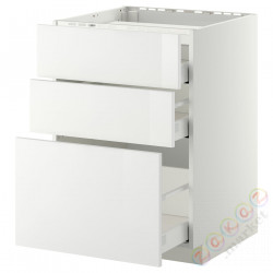 ⭐METOD / MAXIMERA⭐Старший полковник/3fr/3шу, белый/Рингхульт белый, 60x60 cm⭐ИКЕА-09027062