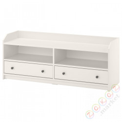 ⭐HAUGA⭐Тумба под ТВ, белый, 138x36x54 cm⭐ИКЕА-00415047