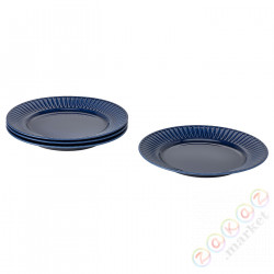 ⭐STRIMMIG⭐Тарелка, синий керамогранит, 27 cm⭐ИКЕА-10505684