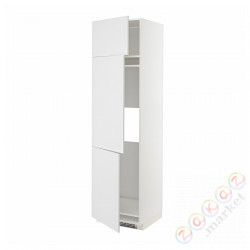 ⭐METOD⭐Ледяной шкаф высокий/замораживание/3Drz, белый/Stensund белый, 60x60x220 cm⭐ИКЕА-09462949