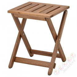 ⭐NAMMARO⭐Табурет, сад, складывание/светло-коричневое пятно, 37x45 cm⭐ИКЕА-70510300