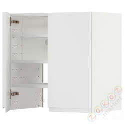 ⭐METOD⭐Шкаф okaнадa сполка/Drzс упражнениями, белый/Voxtorpматовый белый, 60x60 cm⭐ИКЕА-79505276