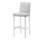 ⭐BERGMUND⭐Барный стул со спинкой, белый/Orrsta светло-серый, 75 cm⭐ИКЕА-09388191