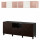 ⭐BESTA / EKET⭐Комбинация тумбочек под ТВ, Черно-коричневый бледно-розовый/bejcowана okleina dębowa, 210x42x220 cm⭐ИКЕА-39439740 ⭐BESTA / EKET⭐Комбинация тумбочек под ТВ, Черно-коричневый бледно-розовый/bejcowана okleina dębowa, 210x42x220 cm⭐ИКЕА-39439740