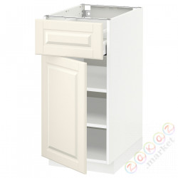 ⭐METOD / MAXIMERA⭐Кабинет stj/дверь, белый/Bodbyn сливочный, 40x60 cm⭐ИКЕА-89463563