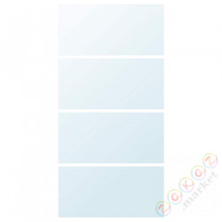 ⭐AULI⭐4 панели для каркаса Drzв и скольжение, зеркало, 100x201 cm⭐ИКЕА-10211276