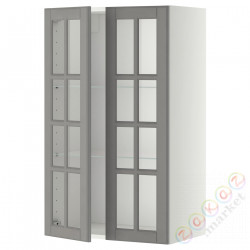 ⭐METOD⭐Шах половина/2 стакан Drz, белый/Bodbyn Серый, 60x100 cm⭐ИКЕА-29394959