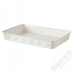 ⭐NOJIG⭐Organizer, пластик/белый, 25x35x5 cm⭐ИКЕА-30507427
