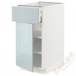 ⭐METOD / MAXIMERA⭐Кабинет stj/дверь, белый/Kallarp jasnoсерый-синий, 40x60 cm⭐ИКЕА-49479721