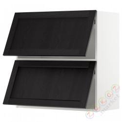 ⭐METOD⭐Уровень тсс 2 Drz, белый/Lerhyttan черный морилка, 80x80 cm⭐ИКЕА-49392030