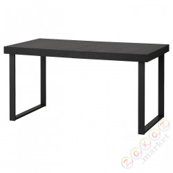⭐TARSELE⭐Складной стол, черныйфанера/черный, 150/200x80 cm⭐ИКЕА-60549930