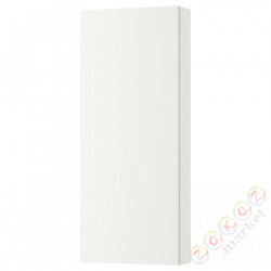 ⭐GODMORGON⭐Навесной шкаф сдверь, белый, 40x14x96 cm⭐ИКЕА-40281098