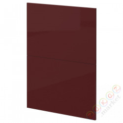 ⭐METOD⭐2 фасады посудомоечных машин, Калларпский блеск/темно-красно-коричневый, 60 cm⭐ИКЕА-59449762