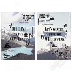 ⭐BILD⭐Плакат, Odkrywca dzikiej przyrody, 50x70 cm⭐ИКЕА-70559834