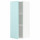 ⭐METOD⭐Навесной шкаф с полками, белый Järsta/блеск светло-бирюзовый, 40x100 cm⭐ИКЕА-79458109