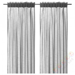 ⭐GJERTRUD⭐Firanki, 2 шт.., темно-серый, 145x300 cm⭐ИКЕА-30464772