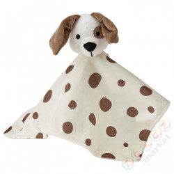 ⭐DROMSLOTT⭐PrzytulАнка, w kшт.ałcт.е.szczeniaka белый/коричневый, 30x30 cm⭐ИКЕА-60526392