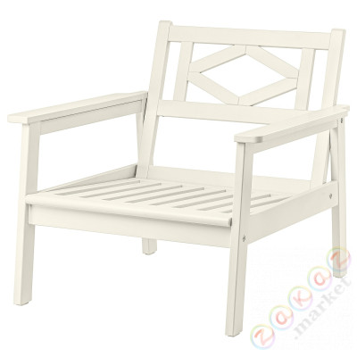 ⭐BONDHOLMEN⭐Садовое кресло, белый/бежевый⭐ИКЕА-60558161