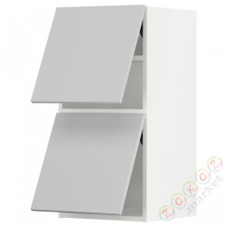 ⭐METOD⭐Уровень тсс 2 Drz, белый/Veddinge Серый, 40x80 cm⭐ИКЕА-99393051