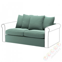 ⭐GRONLID⭐Sekcja 2-диван-кровать os, Люнген светло-зеленый⭐ИКЕА-79536579