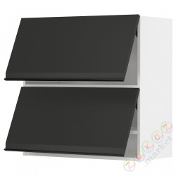 ⭐METOD⭐Уровень тсс 2 Drz, белый/Upplöv матантрацит, 80x80 cm⭐ИКЕА-59493514