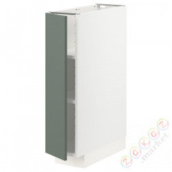 ⭐METOD⭐Кабинет ул./полки, белый/Bodarp серо-зеленый, 20x60 cm⭐ИКЕА-49460463