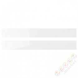 ⭐RINGHULT⭐Передняя часть ящика, глянцевый белый, 80x10 cm⭐ИКЕА-00205092