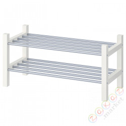 ⭐TJUSIG⭐Полка для обуви, белый, 79x32x37 cm⭐ИКЕА-30152638