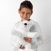 ⭐SNUTTIG⭐Мягкая игрушка, белый Полярный медведь, 29 cm⭐ИКЕА-00578534