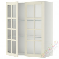 ⭐METOD⭐Шах половина/2 стакан Drz, белый/Bodbyn сливочный, 80x100 cm⭐ИКЕА-29394983