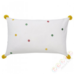 ⭐NATTSLANDA⭐Наволочка, узор в горошек разноцветный, 40x65 cm⭐ИКЕА-60508029