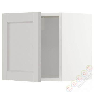 ⭐METOD⭐Навесной шкаф, белый/Lerhyttan светло-серый, 40x40 cm⭐ИКЕА-19465749