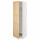 ⭐METOD⭐Высокий шкаф, полки/докторuciany, белый/Forsbacka дуб, 60x60x200 cm⭐ИКЕА-39509417