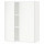 ⭐METOD⭐Навесной шкаф с полками/2 дверь, белый/Voxtorpматовый белый, 80x100 cm⭐ИКЕА-19461379
