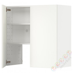 ⭐METOD⭐Шкаф okaнадa сполка/Drzс упражнениями, белый/Havstorp бежевый, 80x80 cm⭐ИКЕА-09504341