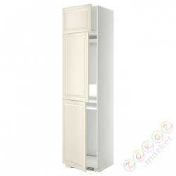 ⭐METOD⭐Ледяной шкаф высокий/замораживание/3Drz, белый/Bodbyn сливочный, 60x60x240 cm⭐ИКЕА-29469884