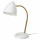 ⭐ISNALEN⭐Светодиодная настольная лампа, белый/цвет латуни⭐ИКЕА-60501264