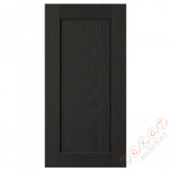 ⭐LERHYTTAN⭐Дверь, черный морилка, 30x60 cm⭐ИКЕА-60418849