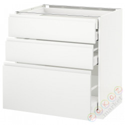 ⭐METOD / MAXIMERA⭐3 пт/2n/śr/в шу, белый/Voxtorpматовый белый, 80x60 cm⭐ИКЕА-29112097