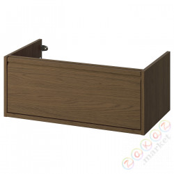 ⭐ANGSJON⭐Тумба под умывальник с ящикиą, коричневый подражание. дуб, 80x48x33 cm⭐ИКЕА-20535100